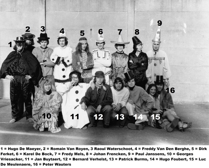 3de jaar Wetensch B 1974 carnaval