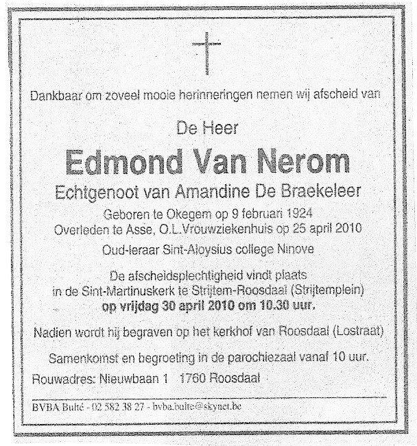 Edmond Van Nerom