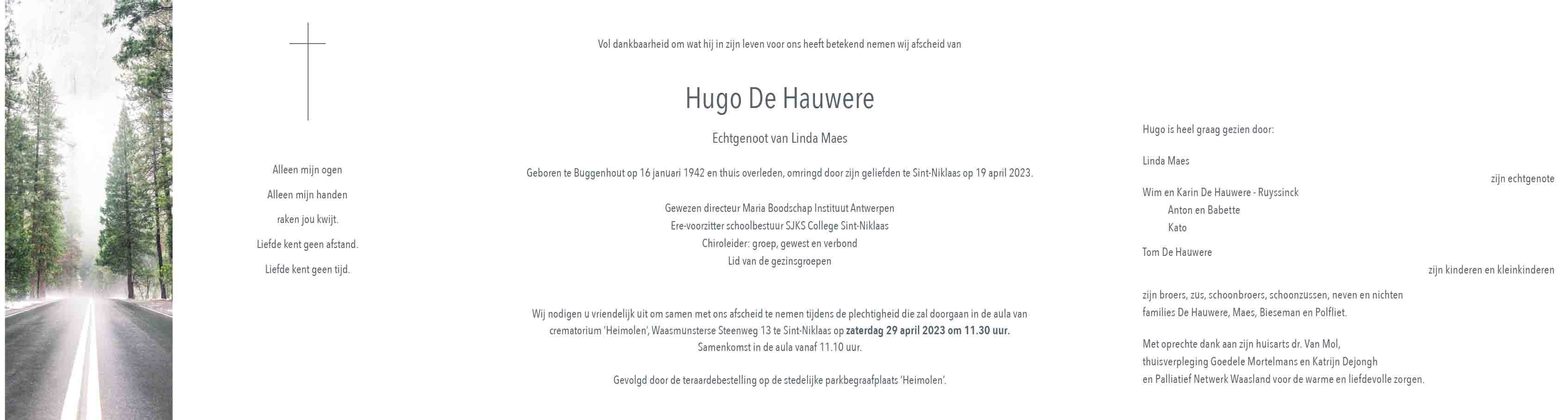 Hugo De Hauwere def 2