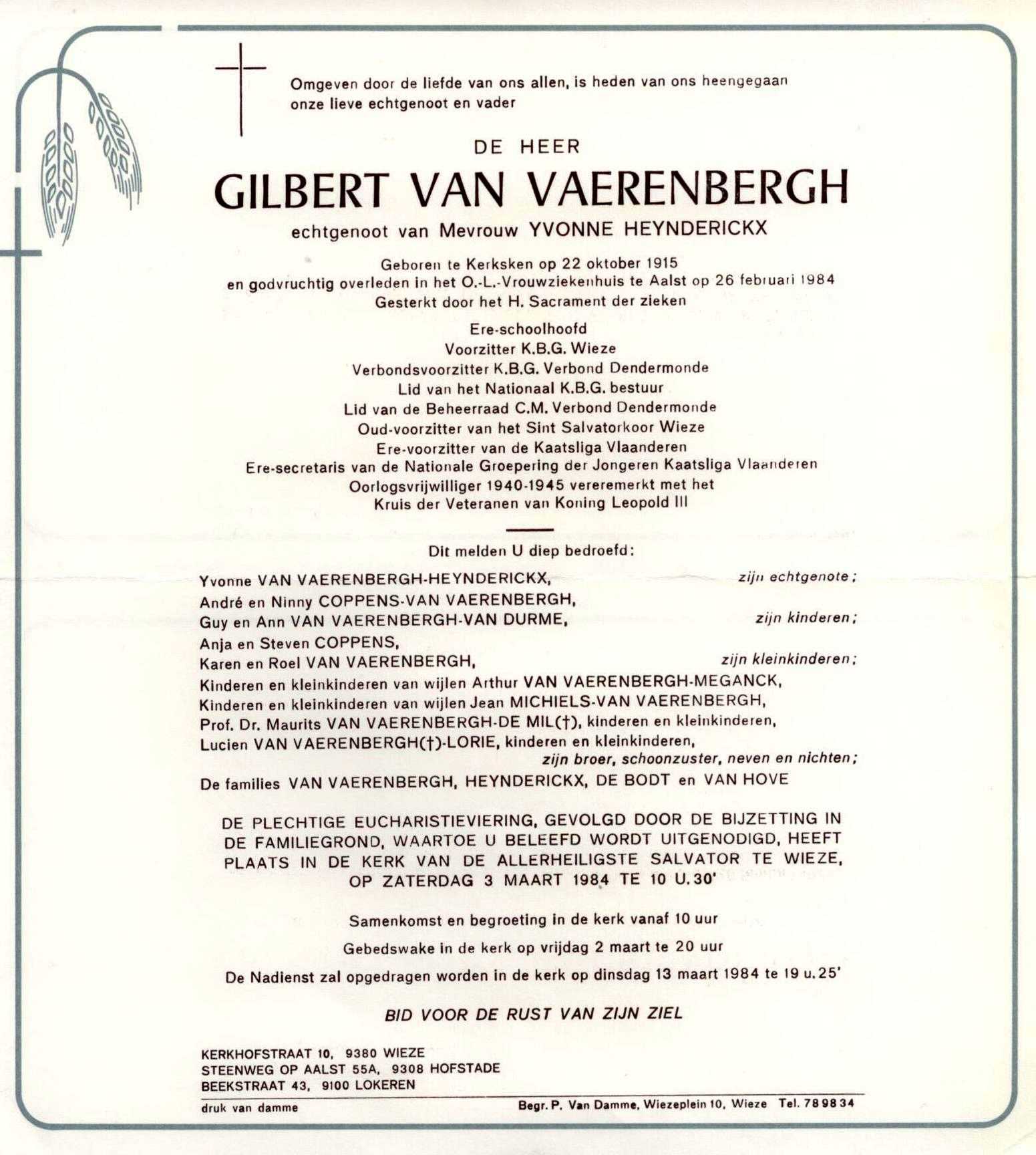 Gilbert Van Vaerenbergh 3