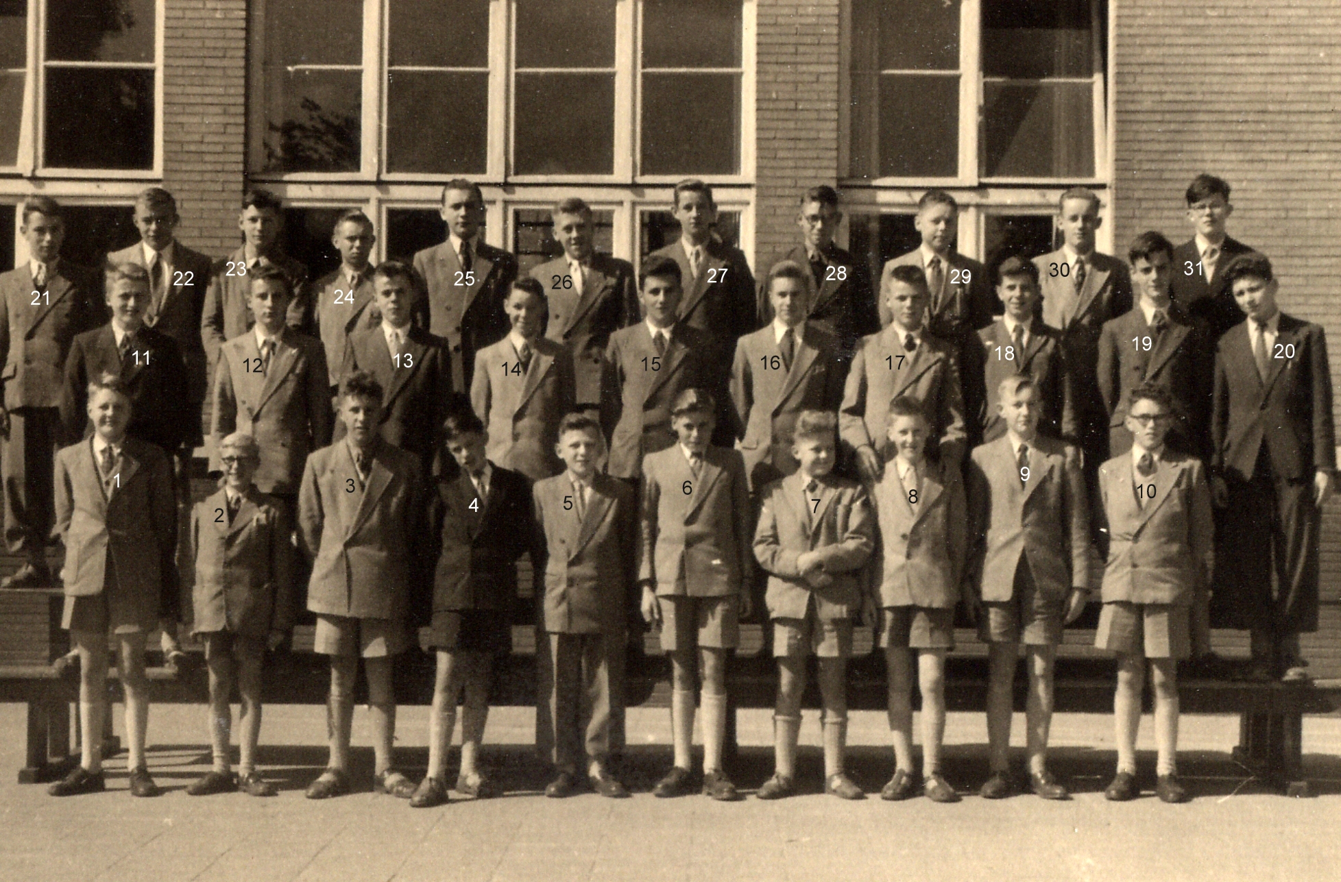 diplomjaar 1957 klas 
